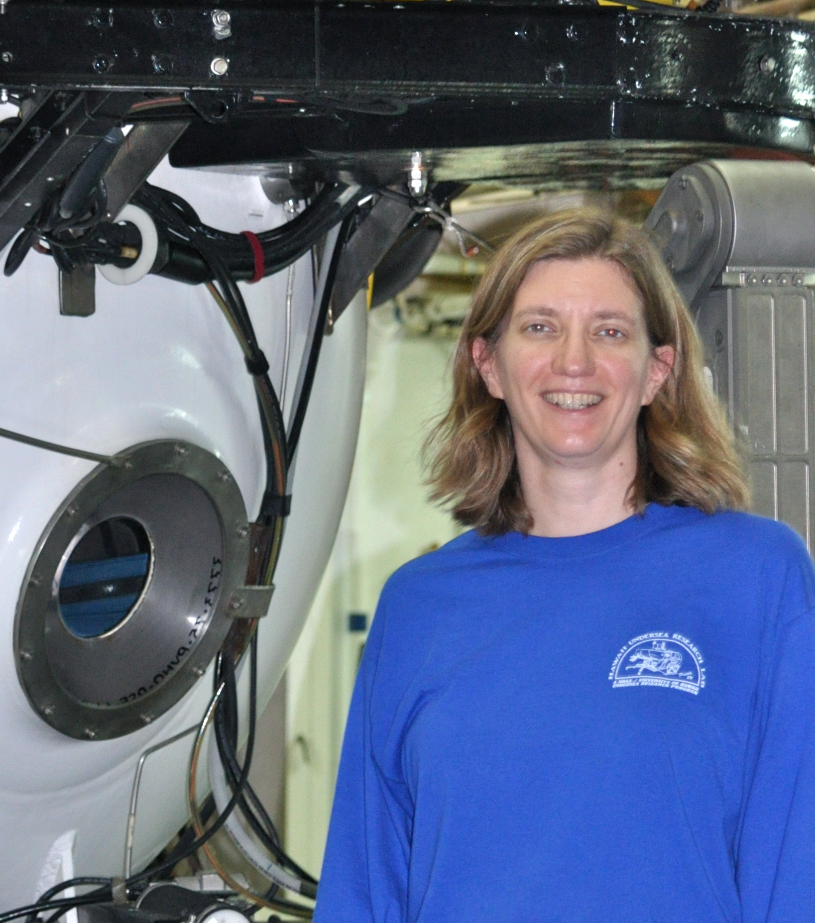 Honolulu ARCS Scholar Alum Amy Baco-Taylor Dr. Amy Baco-Taylor onboard research ship