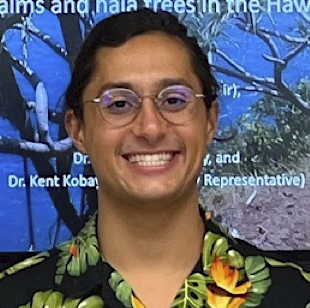 ARCS Scholar Mason Russo Mason Russo in front of poster