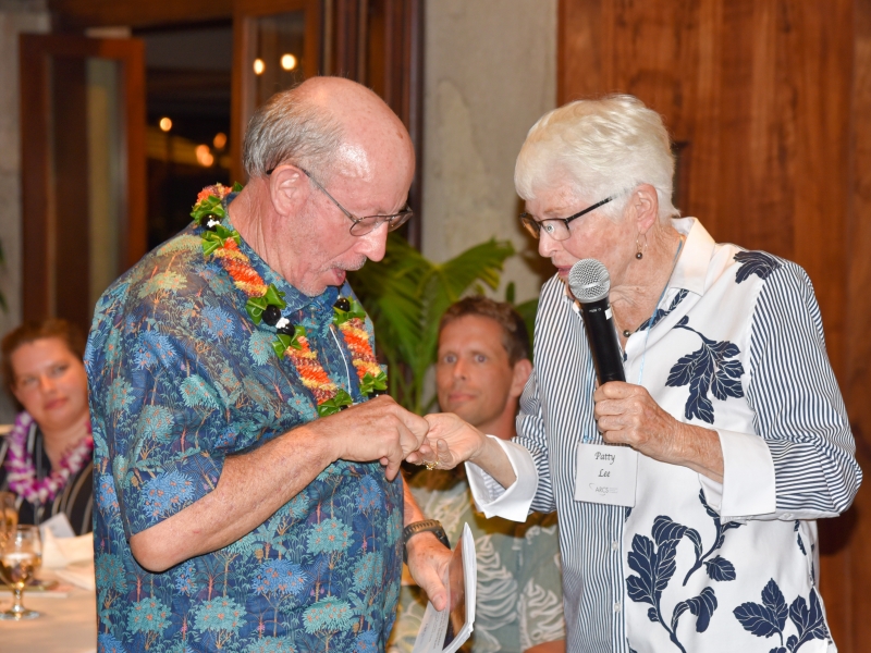 Dr. Bruce Houghton wit Patty Lee