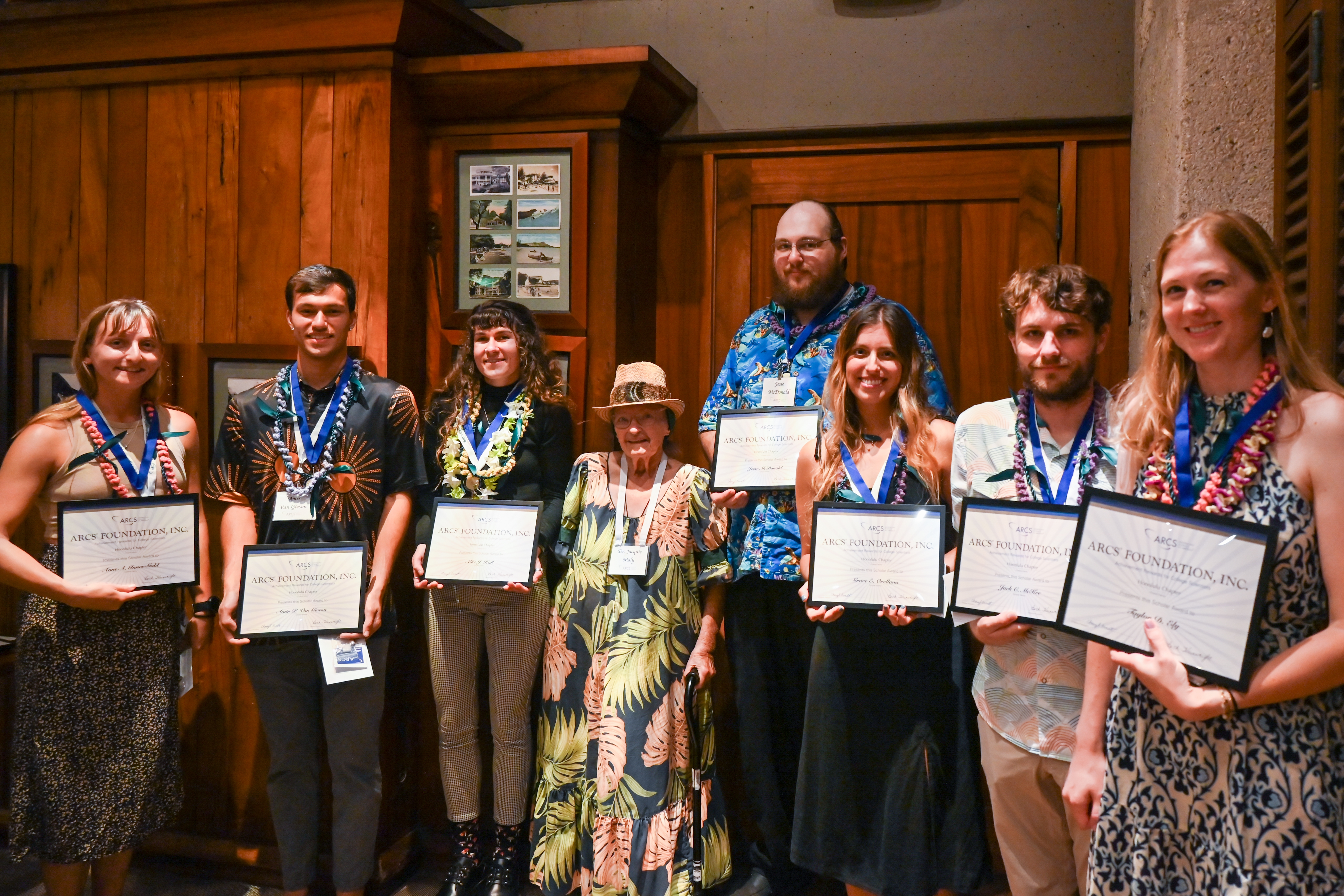 2025 Honolulu ARCS Scholars in the College of Natural Sciences Natural Sciences ARCS Scholars