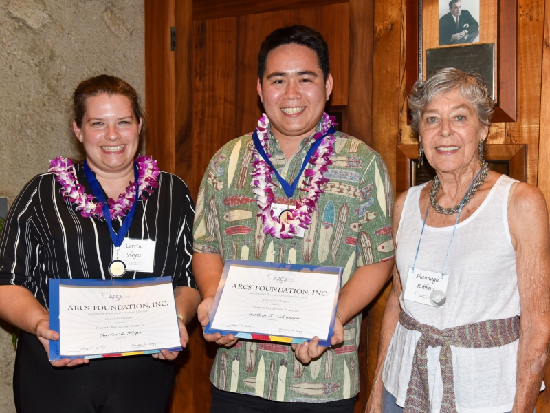 Corrisa Hayes, Matthew Nakamura, Shunagh Robbins