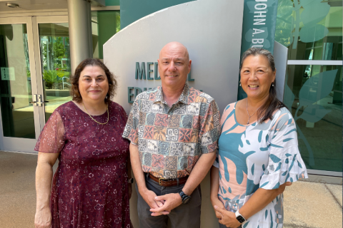 Drs. Mariana Gerschenson, Sam Shomaker and Marjorie MAu Mariana Gerschenson, Sam Shomaker, Marjorie Mau