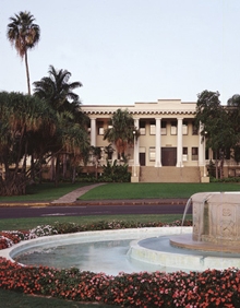 Hawaii Hall on the University of Hawaii at Manoa campus