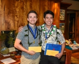 Honolulu ARCS Scholars of the Year Miles Lucas and Nicholas Kawasaki