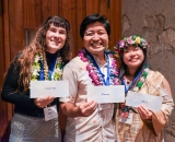 2025 Honolulu ARCS Scholars of the Year Allie Hall, Ty Shitanaka, Courtney Kurashima