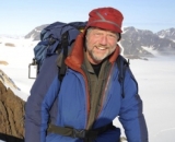 David Blake on glacier