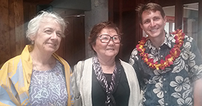 Philomene Verlaan, Caroline Uehara and Will Haines Philomene Verlaan, Caroline Uehara and Will Haines